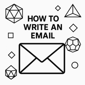 How to write an email
